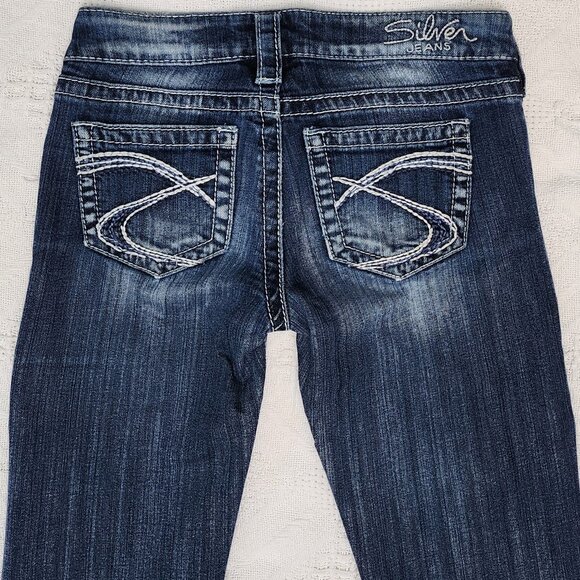 Tuesday Boot Cut Faded Blue Jeans - Picture 5 of 9